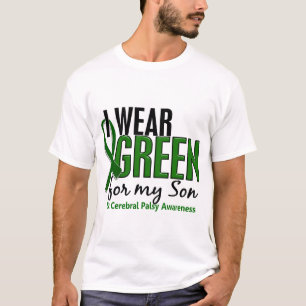 Ich trage Grün für meine zerebrale Lähmung des T-Shirt