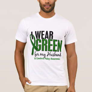 Ich trage Grün für meine zerebrale Lähmung des T-Shirt