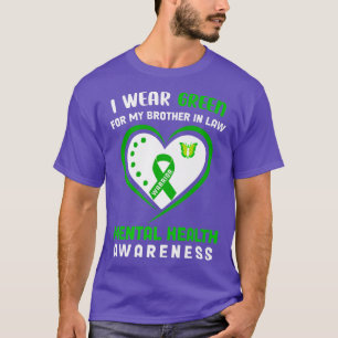 Ich trage Grün für meinen Juristen - psychische Ge T-Shirt