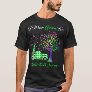 Ich trage grünen Mental Health Awareness Gnomes Tr T-Shirt