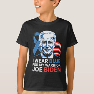 Ich trage helles Blau für Biden Prostatakrebs Awar T-Shirt