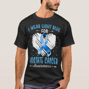 Ich trage helles Blau für das PROSTATE CANCER Bewu T-Shirt