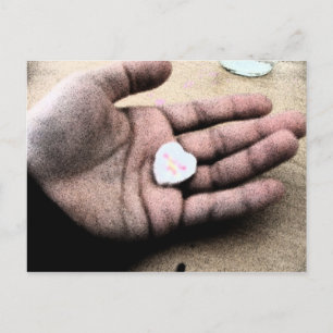 Ich trage Ihr Herz Postkarte