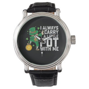 Ich trage immer einen kleinen Schinken mit mir St  Armbanduhr
