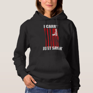 Ich trage. Just Sayin' Concealed Carry Hoodie