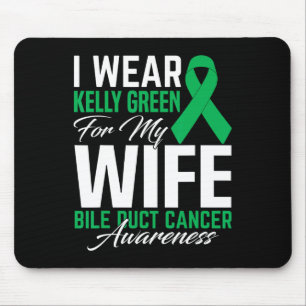 Ich trage Kelly Green für meine Ehefrau Bile Duct Mousepad