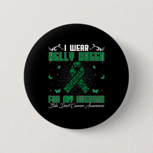 Ich trage Kelly Green für meinen Brustkrebs Button