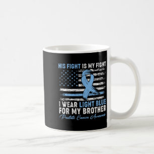 Ich trage leichtes Blau für meinen Bruderprostatak Kaffeetasse