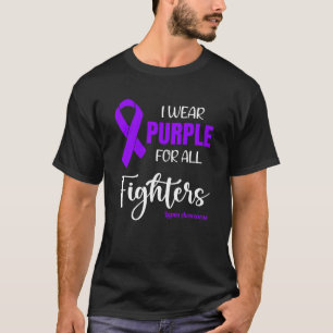 Ich trage Lila für alle Kämpfer für Lupus-Bewussts T-Shirt