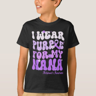 Ich trage Lila für das Bewusstsein meiner Nana Hei T-Shirt