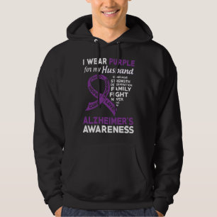 Ich trage Lila für das Bewusstsein meines Ehemanns Hoodie