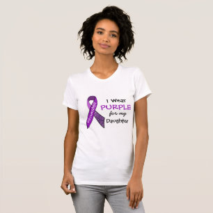 Ich trage lila für das Fibromyalgie-Shirt meiner T T-Shirt