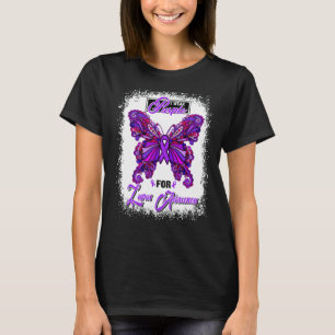 Ich trage Lila für das Lupusbewusstsein, das Schme T-Shirt