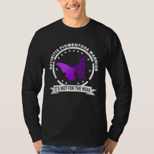 Ich trage Lila für das Retinitis Pigmentosa Bewuss T-Shirt
