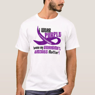 Ich trage Lila für die Erinnerungen 33 meiner T-Shirt
