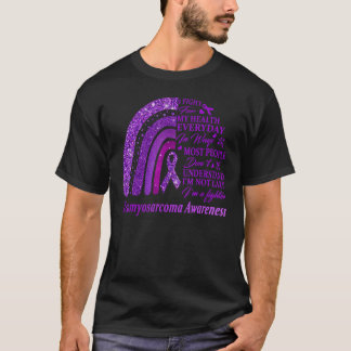 Ich trage Lila für Leiomyosarkom-Sensibilisierungs T-Shirt