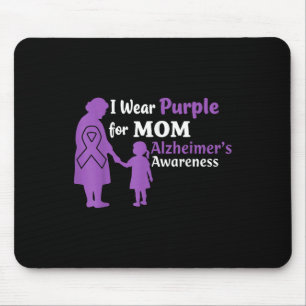 Ich trage Lila für Mama Heimers Awareness Mother Mousepad