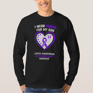 Ich trage Lila für mein Sohn Lupus Bewusstsein T-Shirt