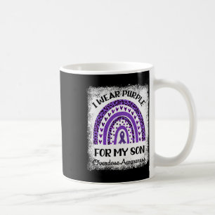 Ich trage Lila für mein Son-Überdosierungs-Bewusst Kaffeetasse