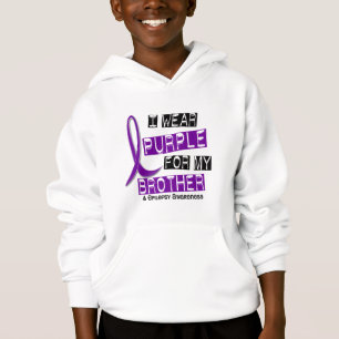 Ich trage Lila für meine Epilepsie des Bruder-37 Hoodie
