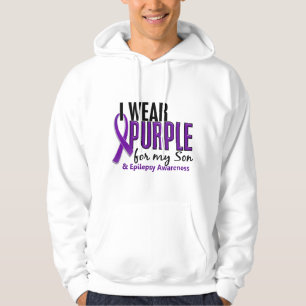 Ich trage Lila für meine Epilepsie des Sohn-10 Hoodie