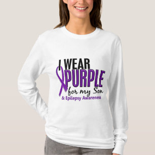 Ich trage Lila für meine Epilepsie des Sohn-10 T-Shirt