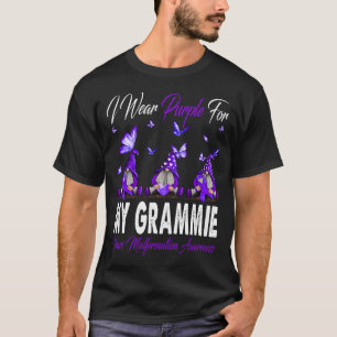 Ich trage Lila für meine GRAMMIE Chiari-Malformati T-Shirt