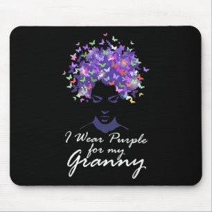 Ich trage Lila für meine großartige Unterstützung Mousepad