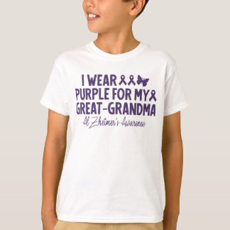 Ich trage Lila für meine Großmutter Alzheimer T-Shirt