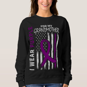 Ich trage Lila für meine Großmutter Alzheimers Awa Sweatshirt