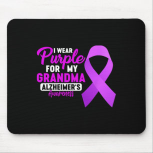 Ich trage Lila für meine Großmutter Lila Heimerhei Mousepad