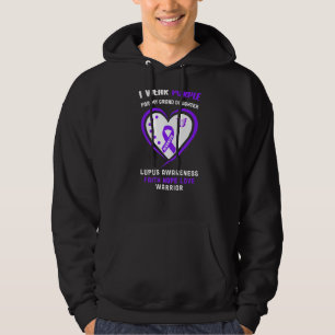 Ich trage Lila für meine Großtochter Lupus Awarene Hoodie