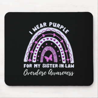 Ich trage Lila für meine Jurastudentin Awaren Mousepad
