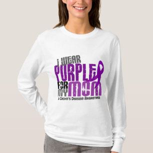 Ich trage Lila für meine Mama6 Crohns Krankheit T-Shirt
