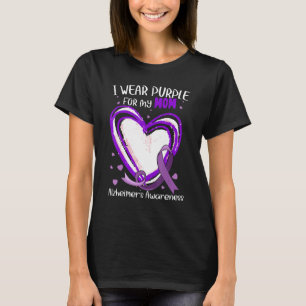 Ich trage Lila für meine Mama Alzheimer Awareness T-Shirt