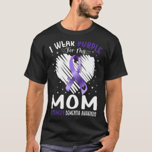 Ich trage Lila für meine Mama Alzheimer-Demenz-Kri T-Shirt