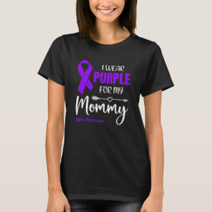 Ich trage Lila für meine Mama für Lupus-Bewusstsei T-Shirt