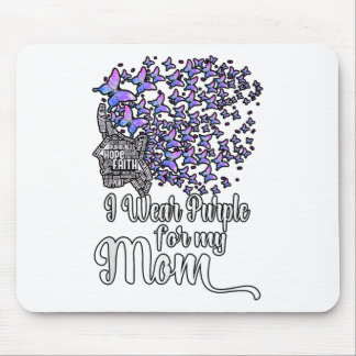 Ich trage Lila für meine Mama Heimers _1 Mousepad