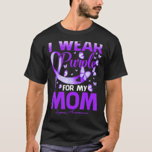 Ich trage Lila für meine Mama Lupus-Butterfly T-Shirt