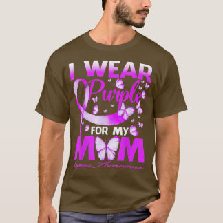 Ich trage Lila für meine Mama Lupus-Butterfly T-Shirt