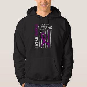 Ich trage Lila für meine Mutter Epilepsie Awarenes Hoodie