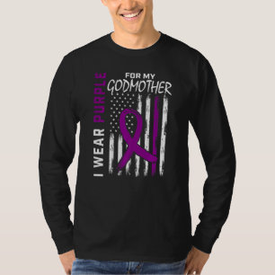 Ich trage Lila für meine Mutter Epilepsie Awarenes T-Shirt