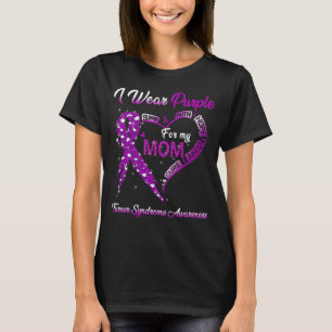 Ich trage Lila für meine Mutter Turner-Syndrom-Bew T-Shirt