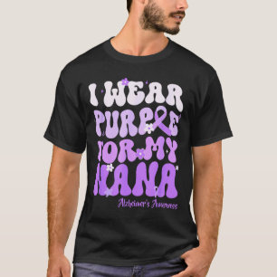 Ich trage Lila für meine Nana Heimers Awareness Su T-Shirt