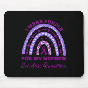 Ich trage Lila für meine nepaläische Überdosierung Mousepad