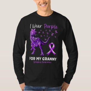 Ich trage Lila für meine Oma Epilepsie-Bewusstsein T-Shirt