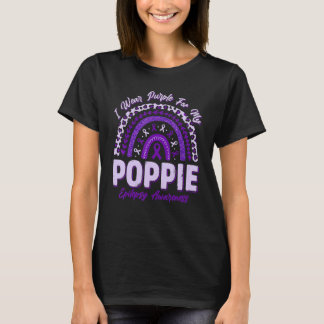 Ich trage Lila für meine Poppie Epilepsie Awarenes T-Shirt