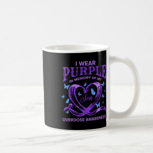 Ich trage Lila für meine Son-Überdosierung-Bewusst Kaffeetasse