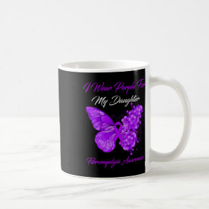 Ich trage Lila für meine Tochter Fibromyalgie Krie Kaffeetasse