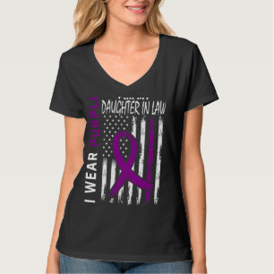 Ich trage Lila für meine Tochter im Jura Lupus Awa T-Shirt